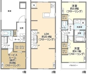 Kolet久が原＃03の物件間取画像